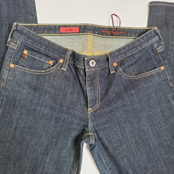 Adriano Goldschmied sz 30R the silt cigarette leg Skinny Jeans ankle length dark - Picture 2 of 12